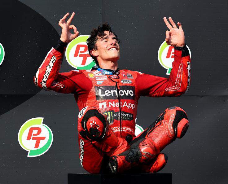 Na Tajskek je bil najhitrejši Marc Marquez. | Foto: Reuters