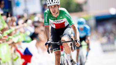 Padec in poškodba: zmagovalca dirke Po Sloveniji zapustila sreča