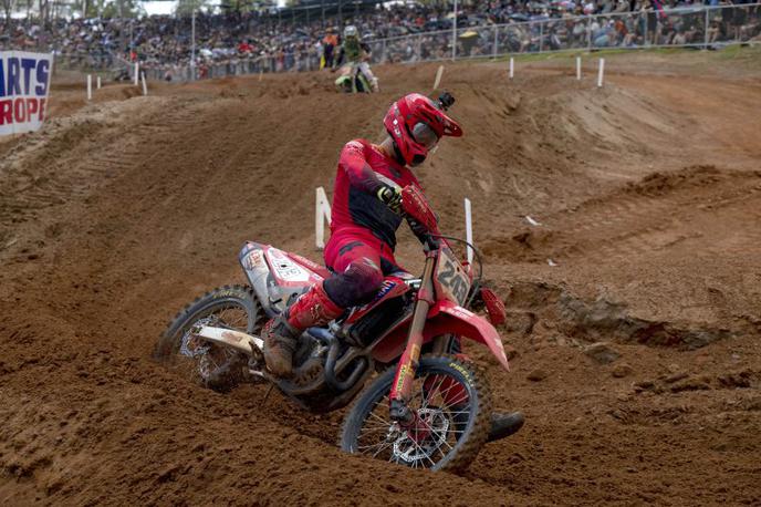 Tim Gajser Avstralija | Tim Gajser je po poškodbi odpeljal pet dirk in bil dvakrat na zmagovalnem balkonu. | Foto Honda Racing/ShotbyBavo