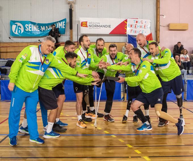 slovenska reprezentanca v odbojki sede | Foto: Odbojkarska zveza Slovenije