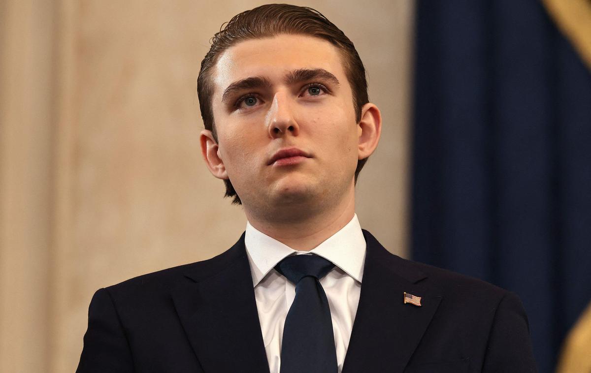 Barron Trump | Trumpov najmlajši sin Barron je v prostorih Trumpovega stolpa pripravil zmenek. | Foto Profimedia