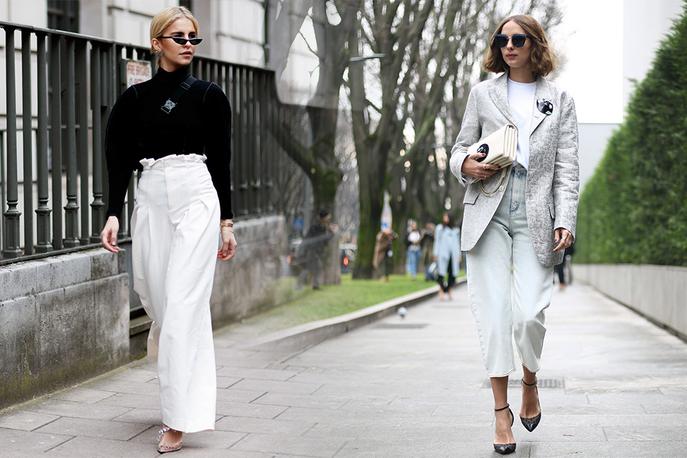 moda, trend, ulični stil | Svetle hlače so lahko odličen dodatek k jesenski in zimski garderobi. | Foto Cover Images
