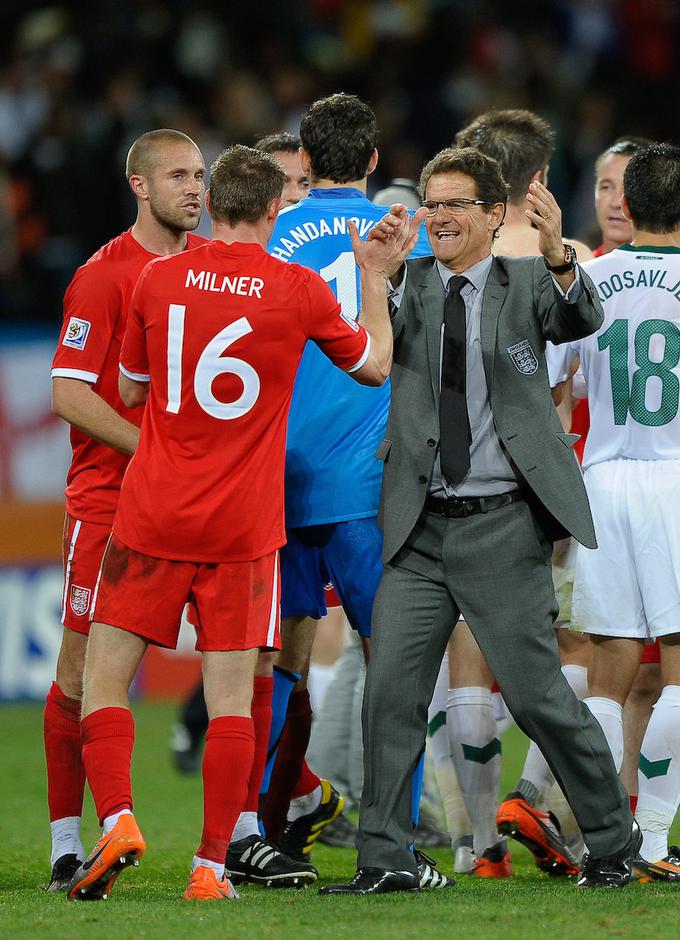 Veselje Capella po zmagi nad Slovenijo leta 2010 v Port Elizabethu. | Foto: Reuters