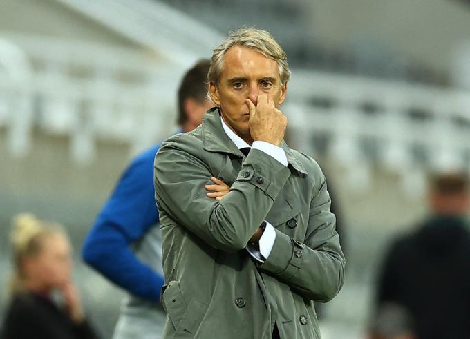 Roberto Mancini je s Savdsko Arabijo septembra ostal dvakrat praznih rok. | Foto: Reuters