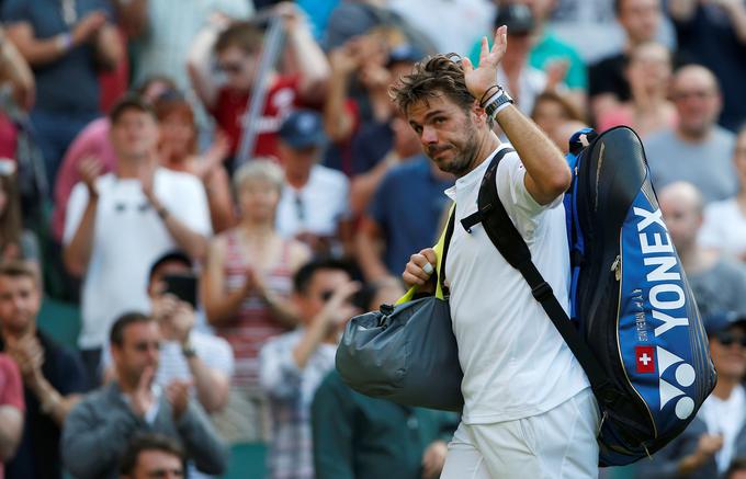 Stanislas Wawrinka je le pomahal v slovo. | Foto: Reuters