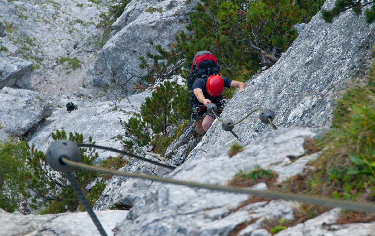 ferata plezanje | Obtožnica ga bremeni storitve kaznivega dejanja povzročitve splošne nevarnosti, pri čemer je bila posledica njegovega malomarnega ravnanja smrt ene osebe. | Foto Shutterstock