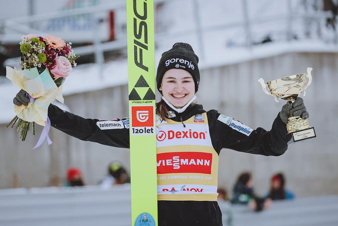 Nika Križnar bo na svetovno prvenstvo v Oberstdorf odpotovala kot vodilna v skupnem seštevku svetovnega pokala. | Foto: Sportida