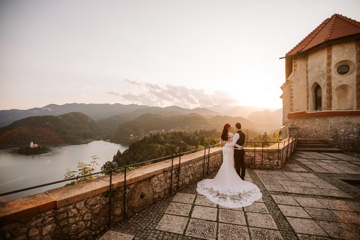 Za lokacijo so izbrali Blejski grad. | Foto: Ana Gregorič Photography