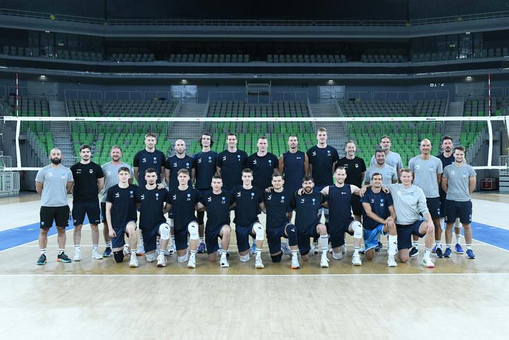 "Ta dva tedna sta prišla prav, da spet dvignemo raven igre, kot želimo, in gremo v smer, ki si je želimo, ter se s pomočjo naših navijačev veselimo zmag." | Foto: Odbojkarska zveza Slovenije