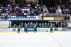 Olimpija upravičila vlogo favorita in prek Jesenic zadrsala v polfinale