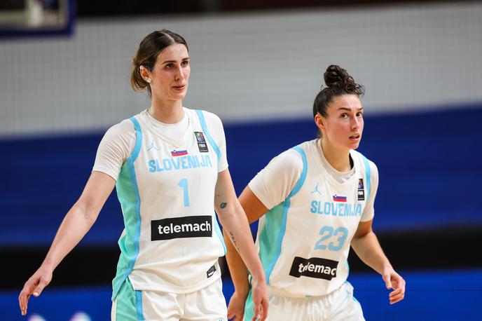 Eva Lisec & Jessica Shepard | Jessica Shepard (desno) je koledarsko leto 2025 začela s trojnim dvojčkom, Eva Lisec (levo) pa je doživela prvi ligaški poraz. | Foto Aleš Fevžer