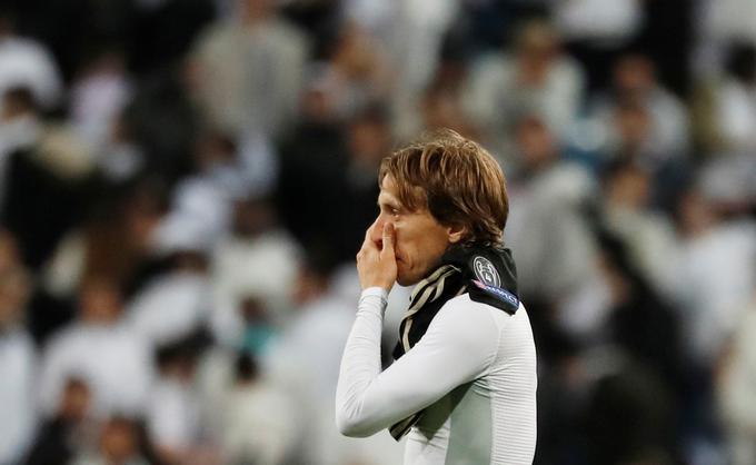 Luka Modrić ni mogel verjeti, kaj se je zgodilo Realu. | Foto: Reuters