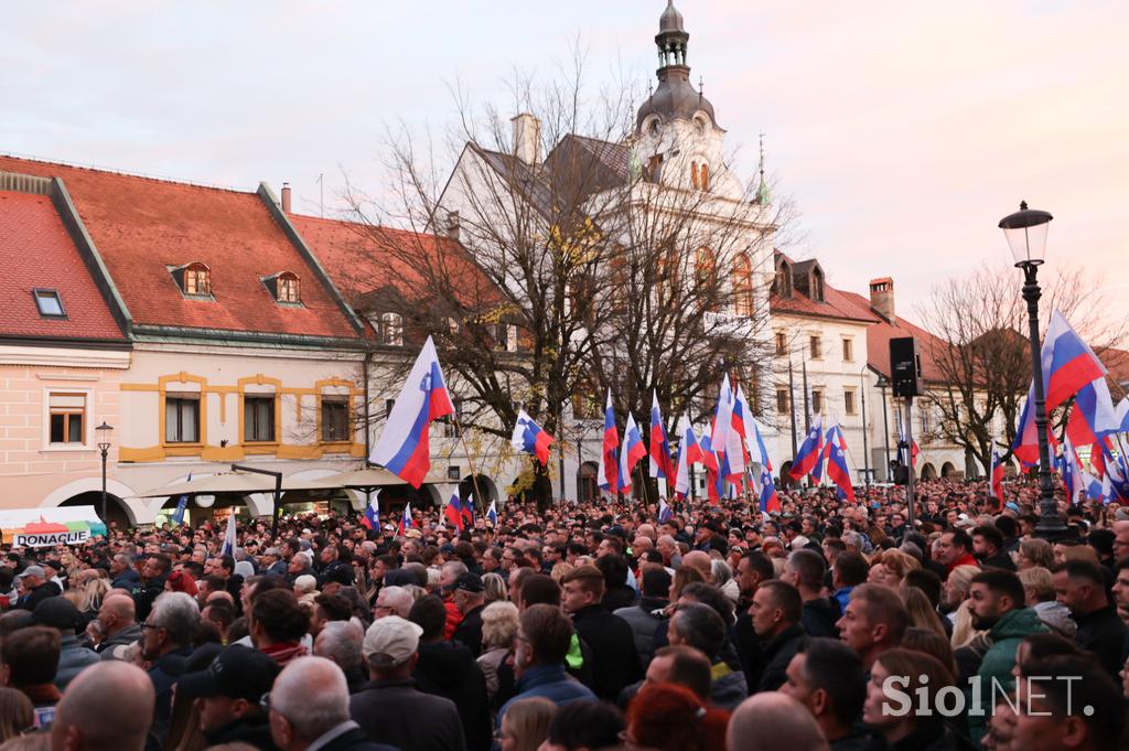 Protestni shod Novo mesto