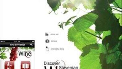 Aplikacija o slovenskih vinih za mobilne telefone