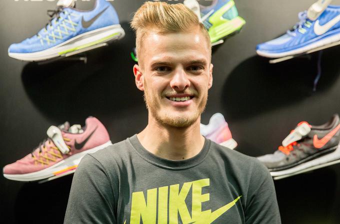 Jan Petrač je zmagal v teku na 800 metrov. V tej disciplini si želi teči tudi na evropskem prvenstvu v Amsterdamu. | Foto: Vid Ponikvar