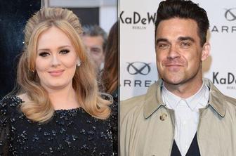 Adele in Robbie Williams kmalu v duetu?