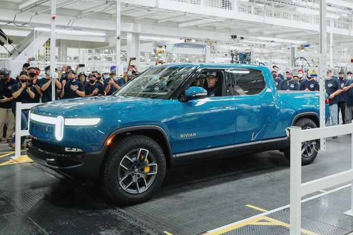 Rivian R1T | Električni poltovornjak R1T je za zdaj najbolj prepoznavno vozilo Rivana. | Foto Rivian