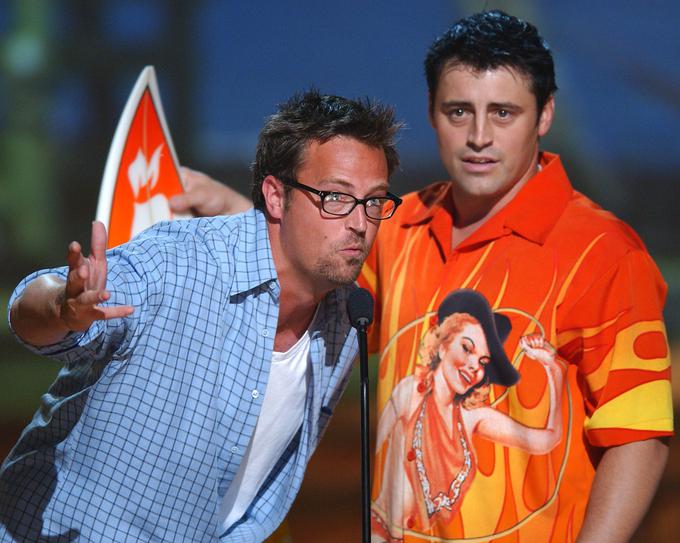 Matthew Perry in Matt LeBlanc leta 2002 | Foto: Guliverimage