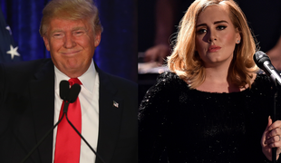 Trump je zdaj ujezil še Adele