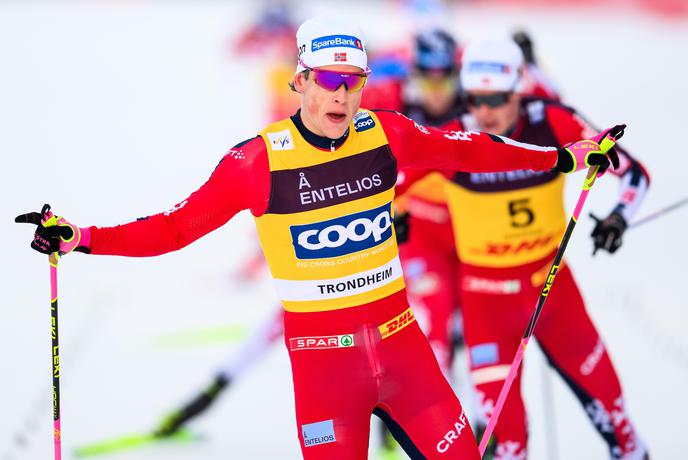 Norvežan in Finka najboljša na zadnji tekmi pred OI