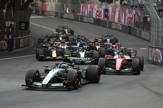 Antonelli zmagal petič zapored, Hamilton drugi, polom štirih favoritov