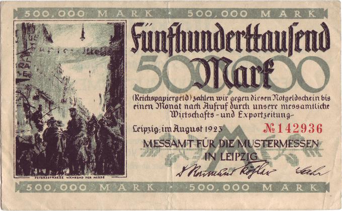 Bankovec za 500 tisoč mark. | Foto: commons.wikimedia.org