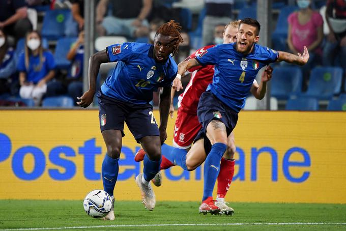 Moise Kean je dosegel dva zadetka. | Foto: Reuters