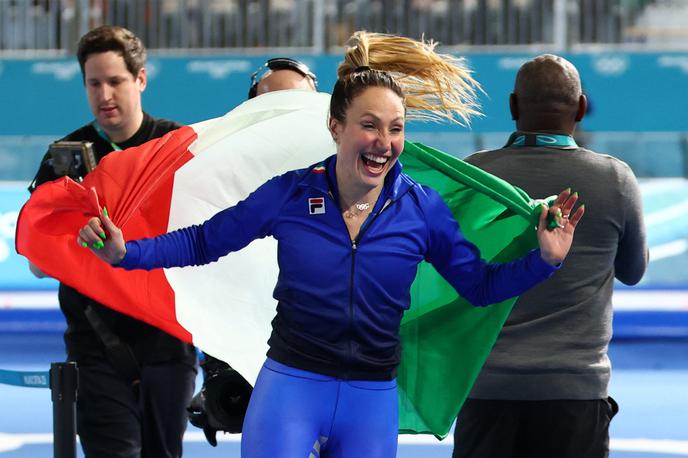 Francesca Lollobrigida | Francesca Lollobrigida je  s svojim nastopom za skoraj dve sekundi (3:54,28) podrla olimpijski rekord in osvojila prvo zlato olimpijsko medaljo. | Foto Reuters