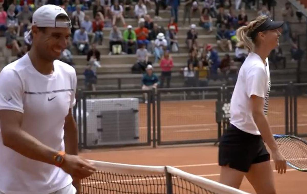Marija Šarapova in Rafael Nadal | Foto Twitter