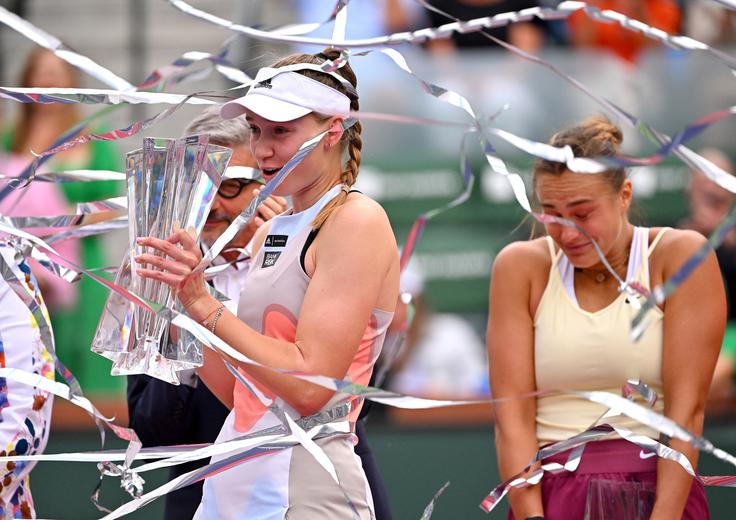 Jelena Ribakina je v finalu ugnala Arino Salabenko. | Foto: Reuters