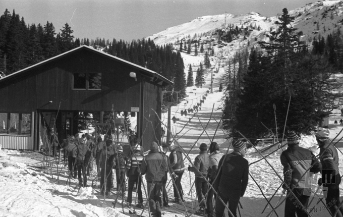 Odprtje žičnice na Zvoh. Krvavec, januar 1982. Foto: Svetozar Busić | Foto: Muzej novejše zgodovine Slovenije