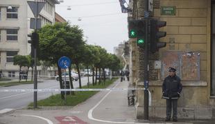 Zaradi sumljivega kovčka policija zaprla del Prešernove ceste v Ljubljani
