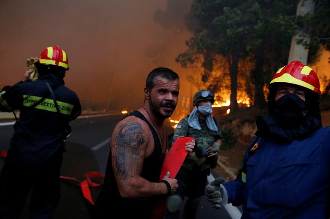Grčija požar | Foto: Reuters