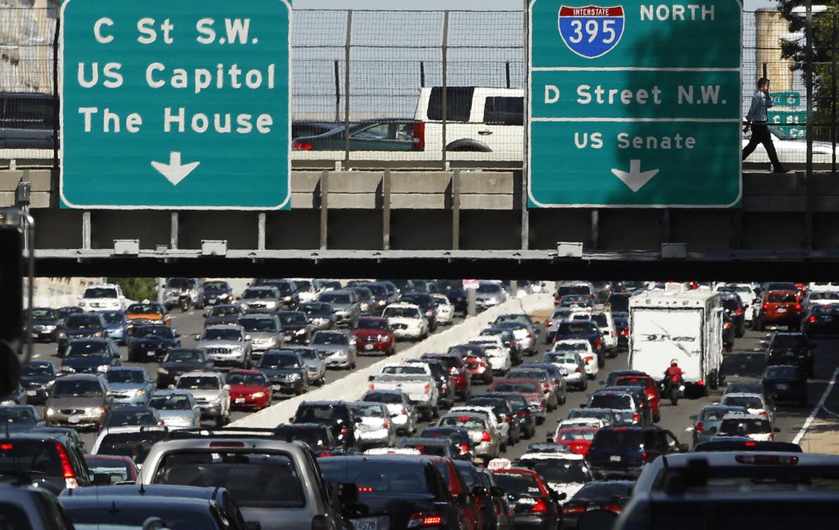 promet, zastoj, Washington | Promet je največji vir ogljičnih izpustov v ZDA. | Foto Reuters