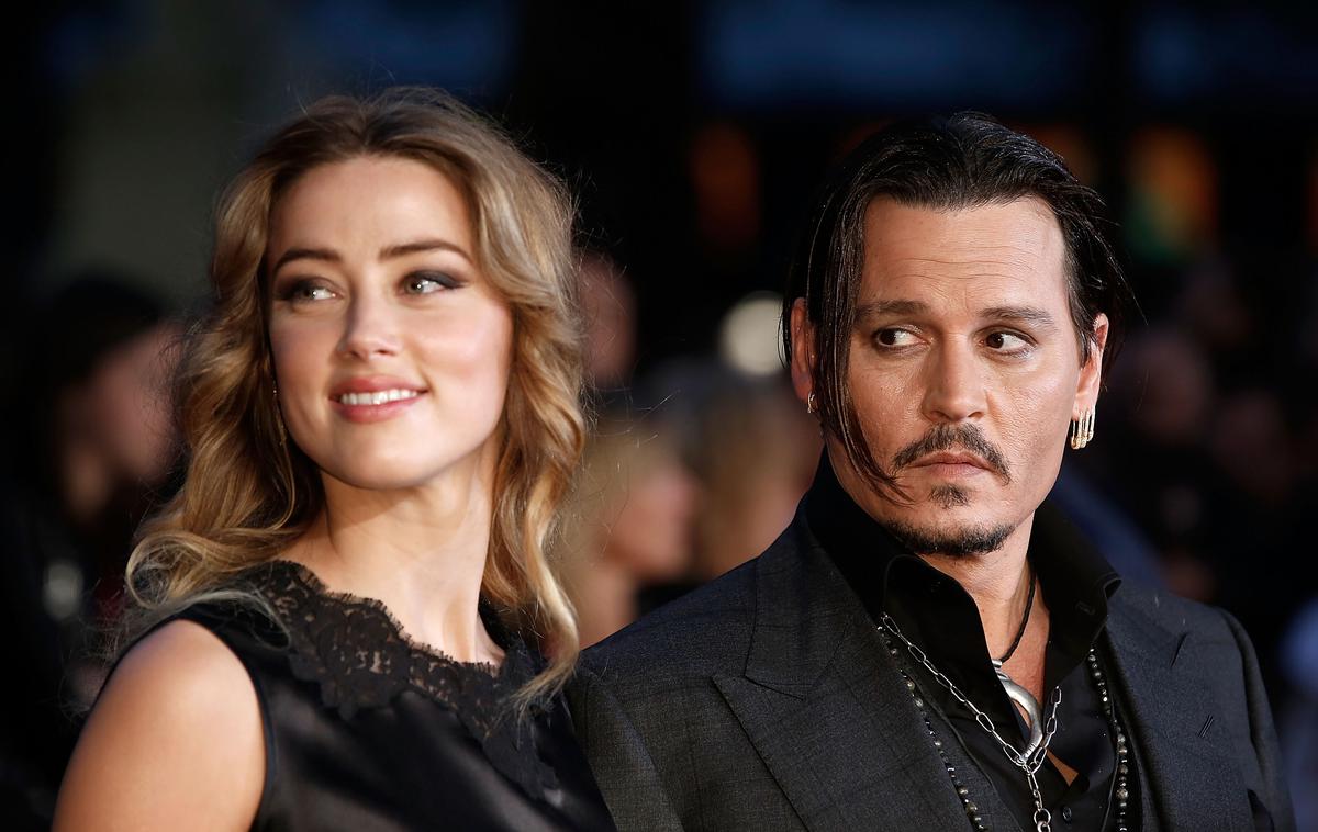 Johnny Depp in Amber Heard | Foto Getty Images