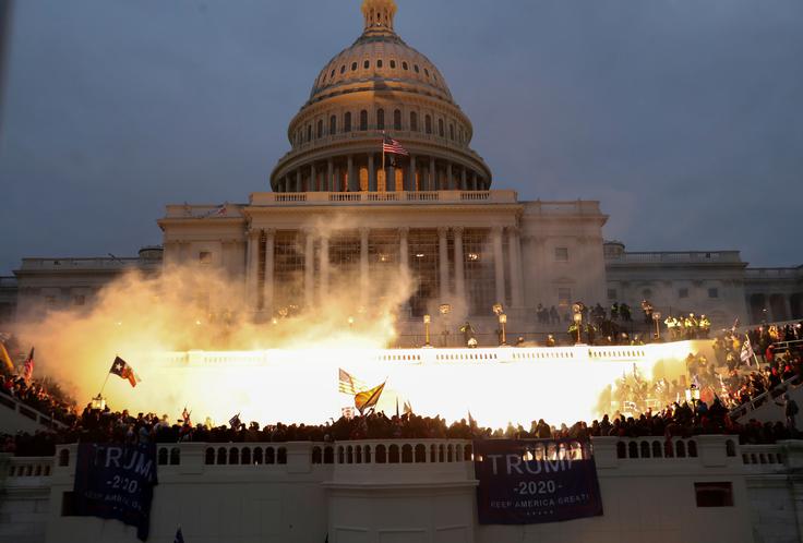 Zveza SAG-AFTRA je načrtovala disciplinsko zaslišanje glede člana Donalda Trumpa zaradi napadov na ameriški kongres. | Foto: Reuters