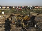 Razbitine ukrajinskega letala v Iranu leta 2020