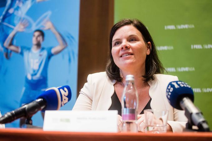 "Šport in turizem tvorita močno partnerstvo, zato smo pripravili vrsto dejavnosti, da podpremo ta projekt," je dejala Maša Puklavec iz STO. | Foto: Sportida