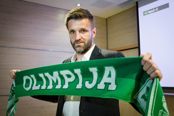 Igor Biščan je na prvi uradni tekmi na klopi Olimpije izgubil. | Foto: Vid Ponikvar