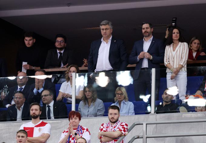 Spektakel v Zagrebu je spremljal tudi hrvaški predsednik vlade Andrej Plenković. | Foto: Reuters