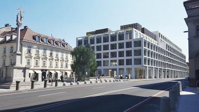 Ob Kongresnem trgu bodo gradili hotel in 96 luksuznih stanovanj