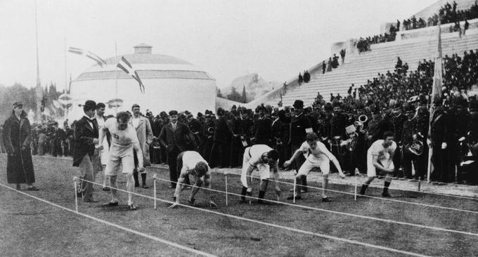 Prvi olimpijski boji so v Atenah potekali med 6. in 15. 4. 1896 | Foto: 