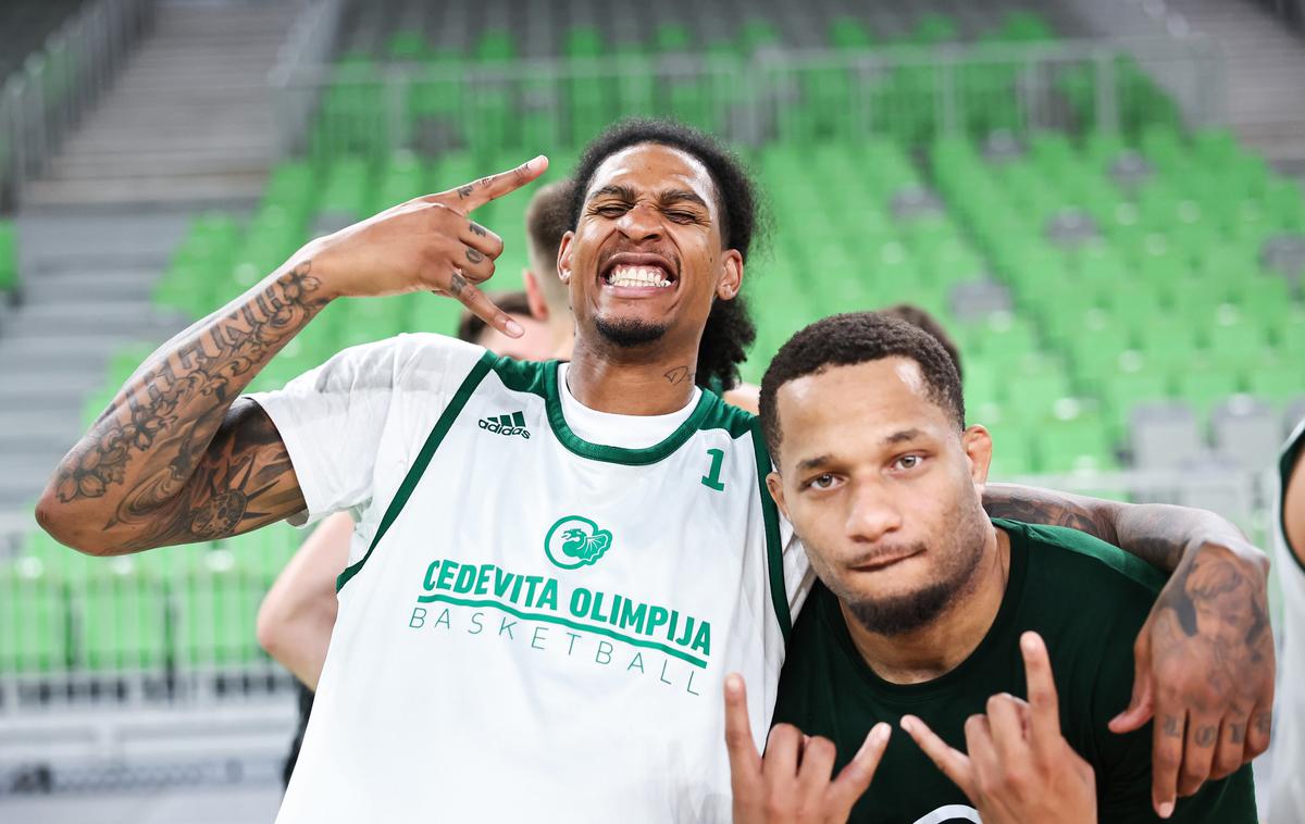 Cedevita Olimpija Devin Robinson | Devin Robinson in Devante Jones sta košarkarja prenovljene Cedevite Olimpije z največ energije. | Foto www.alesfevzer.com