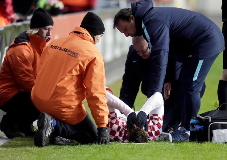 Marko Pjaca si je konec marca 2017 huje poškodoval križne vezi. | Foto: Reuters