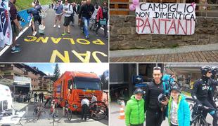 Ko Giro obišče kraj, ki ne bo nikoli pozabil Marca Pantanija (foto)