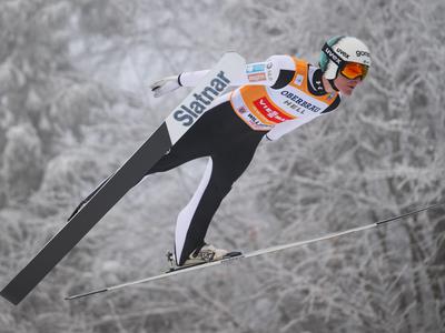 Nor skok Domna Prevca! Le za pol metra zgrešil rekord Willingena.