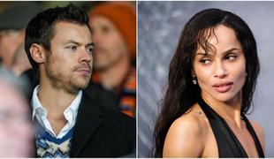 Nov vroč zvezdniški par? Skupaj ujeli Harryja Stylesa in Zoë Kravitz.