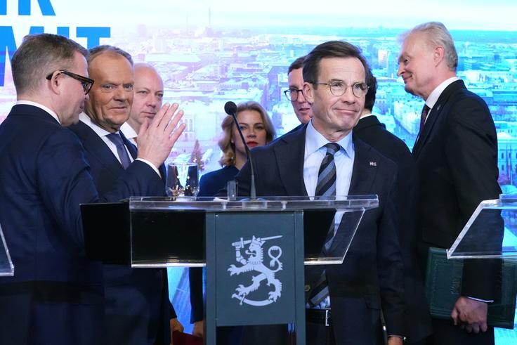 Voditelji osmih članic Natovega vzhodnega krila 6. decembra 2025 | Foto: Guliverimage