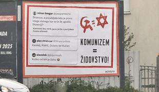 Slovenski podjetnik zanika vpletenost v antisemitski plakat