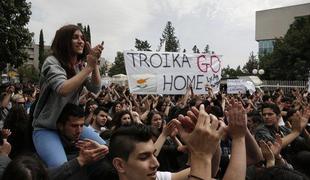 O finančni pomoči bo glasoval še ciprski parlament
